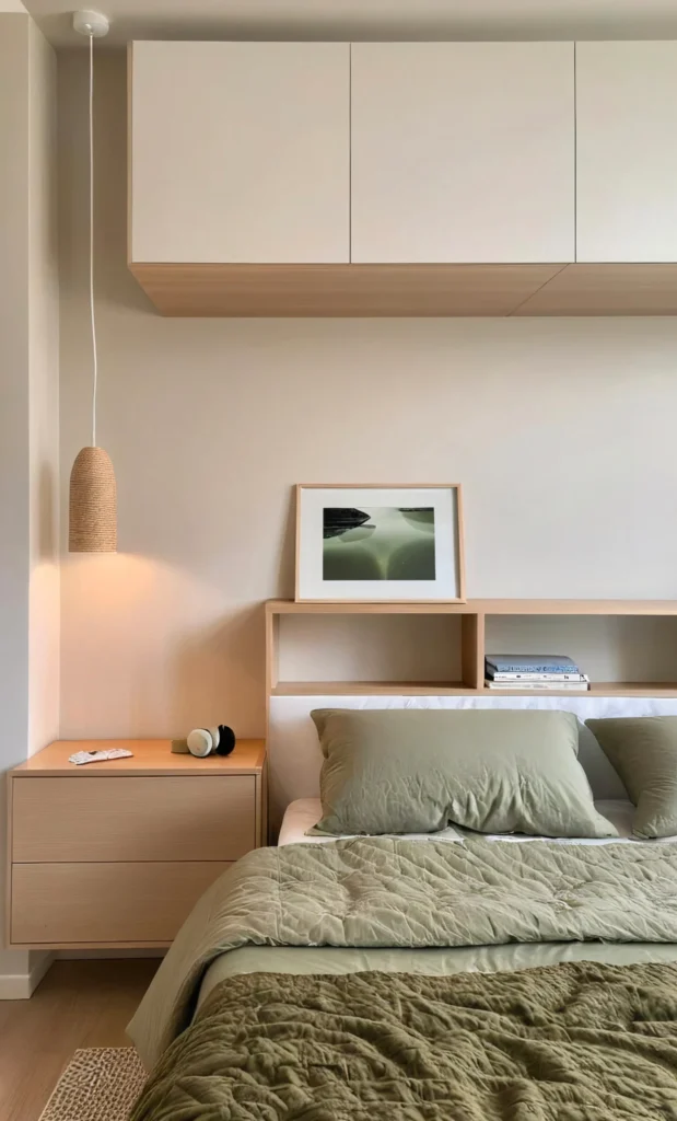 Aménagement de chambre sur mesure à Paris 19ᵉ avec rangements intégrés Optimiser un petit espace